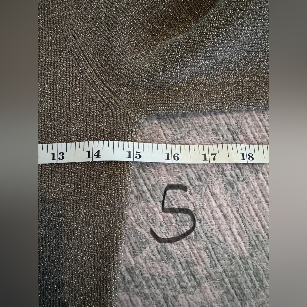 NEW JCrew Side-slit metallic sweater-dress - Picture 5 of 5